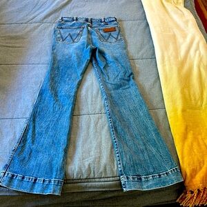 High rise wrangler trousers